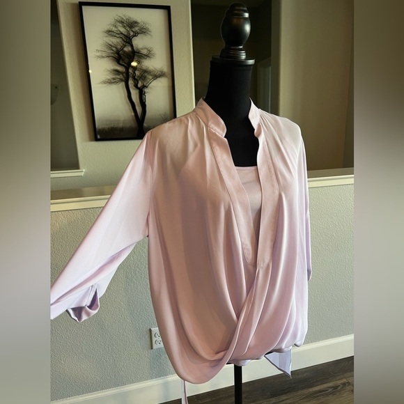 Lisa RINNA TWIST FRONT TOP WITH CAMI - MEDIUM - ORCHID PETAL - Picture 3 of 5